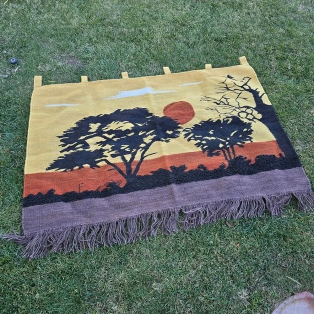 Sunset Wool Tapestry Wall Hanging‎ 48